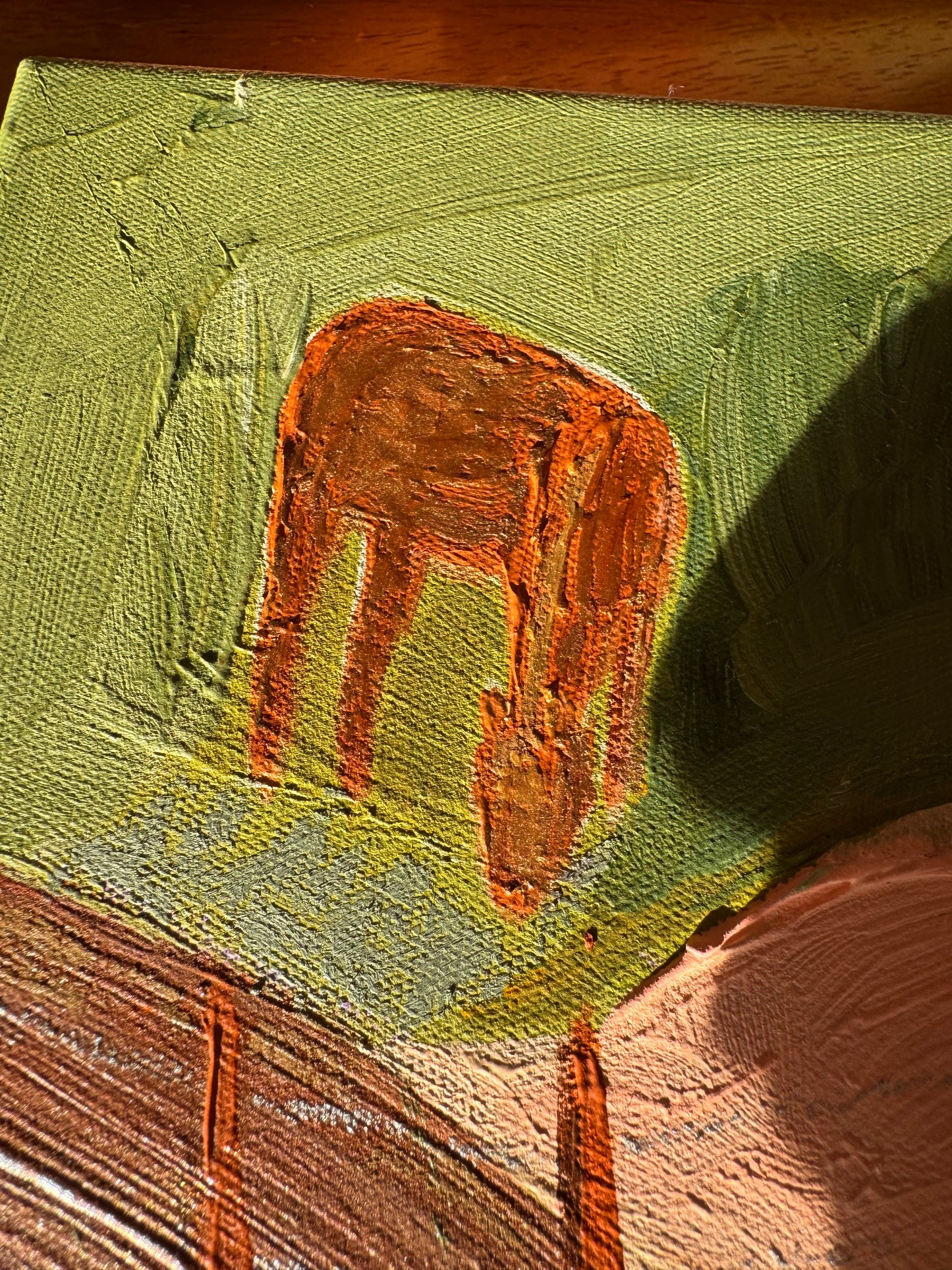 somewhere in the olive 230mm x 230mm