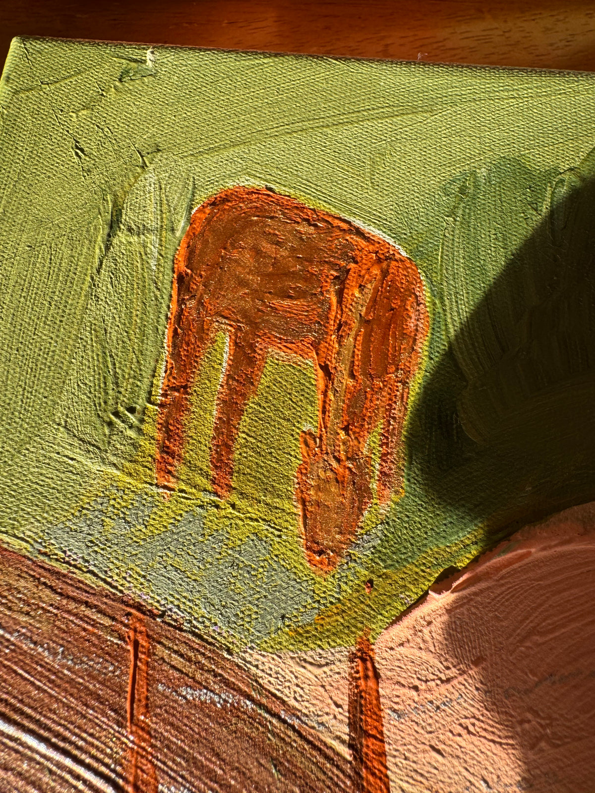 somewhere in the olive 230mm x 230mm