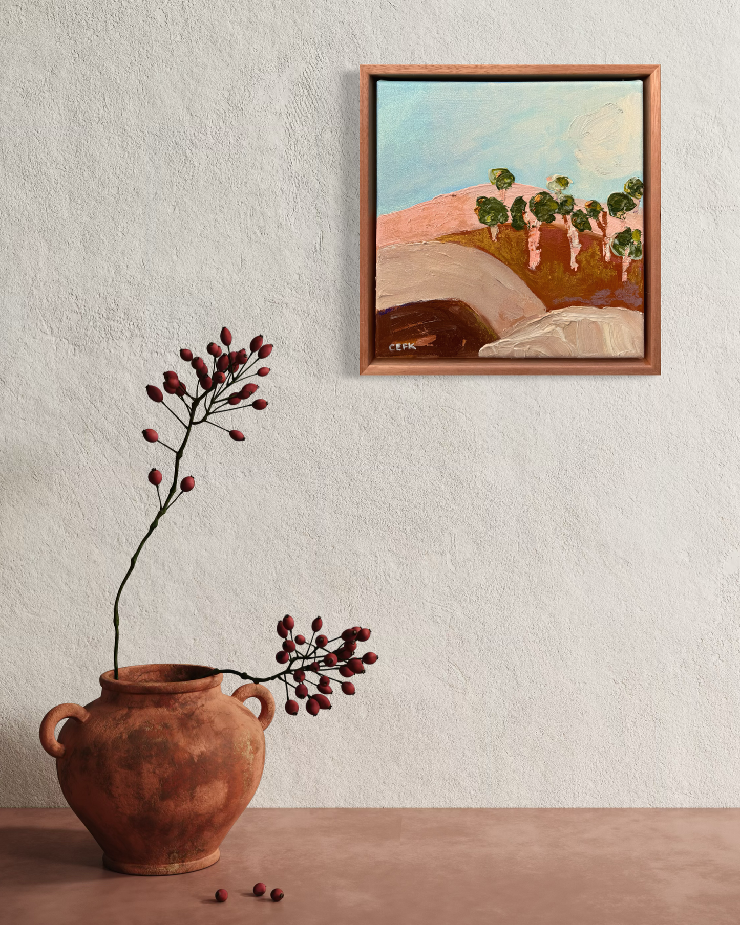somewhere, where you are 280mm x 280mm