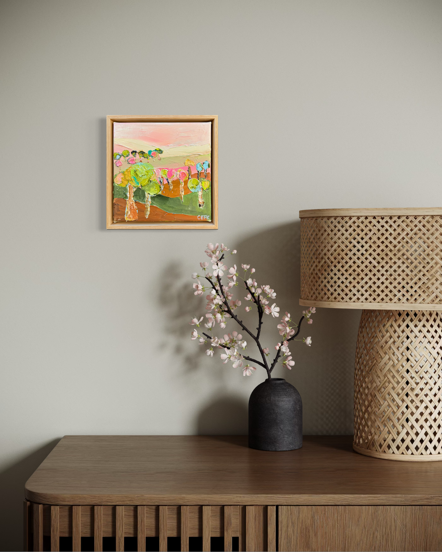 the most beautiful morning 230mm x 230mm