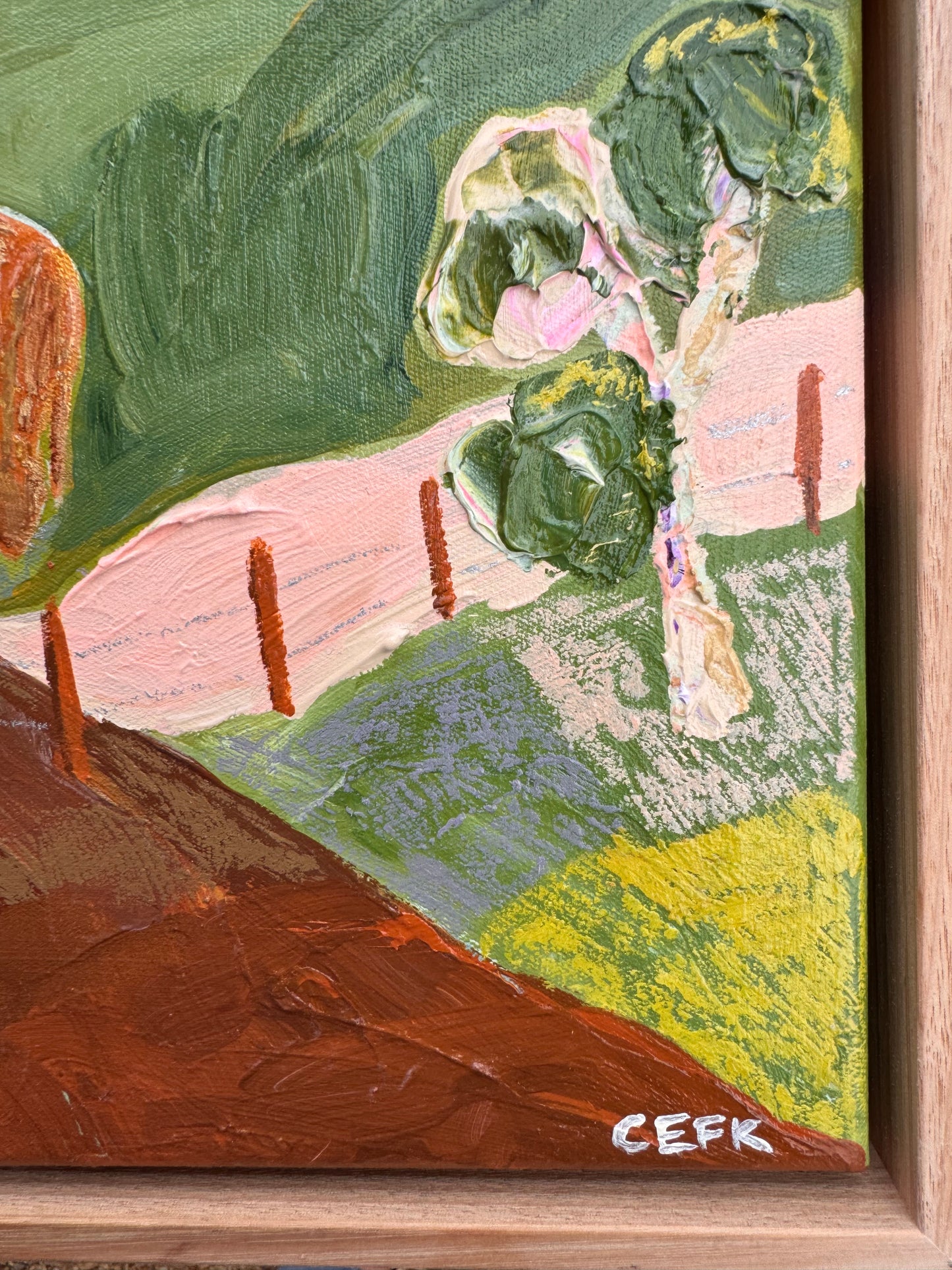 somewhere in the olive 230mm x 230mm