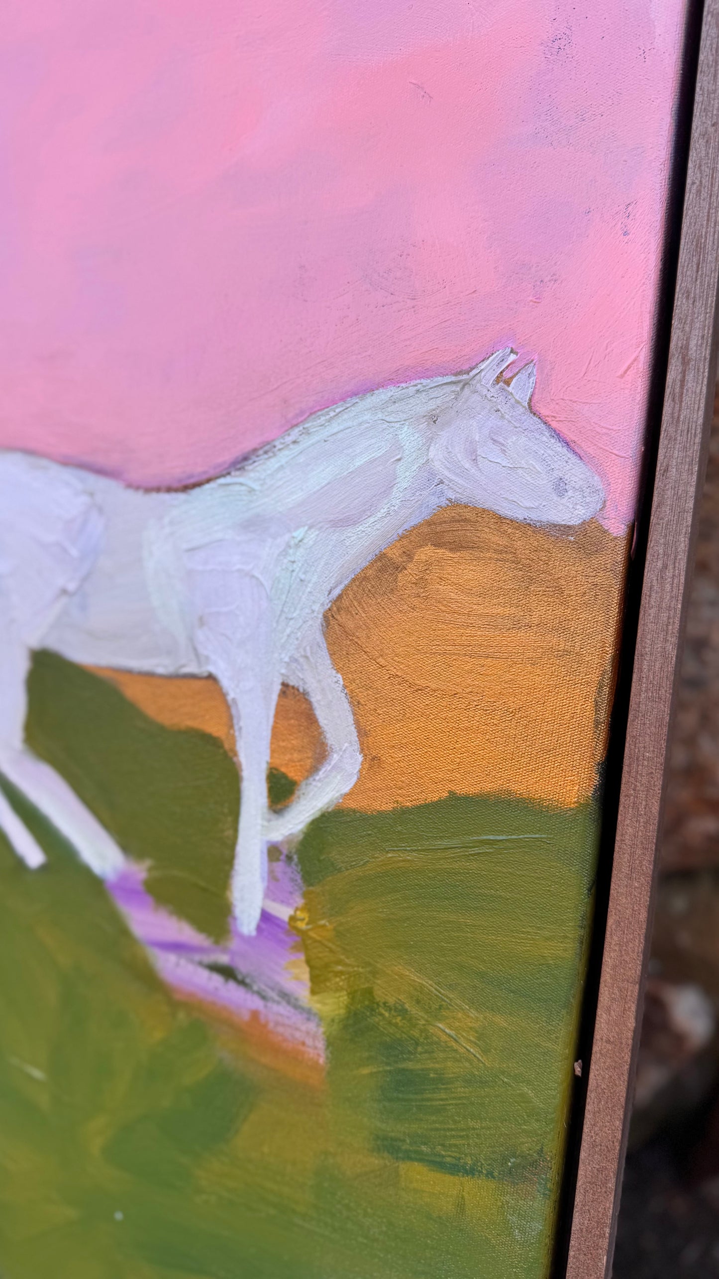 let the horses run 940mm x 640mm