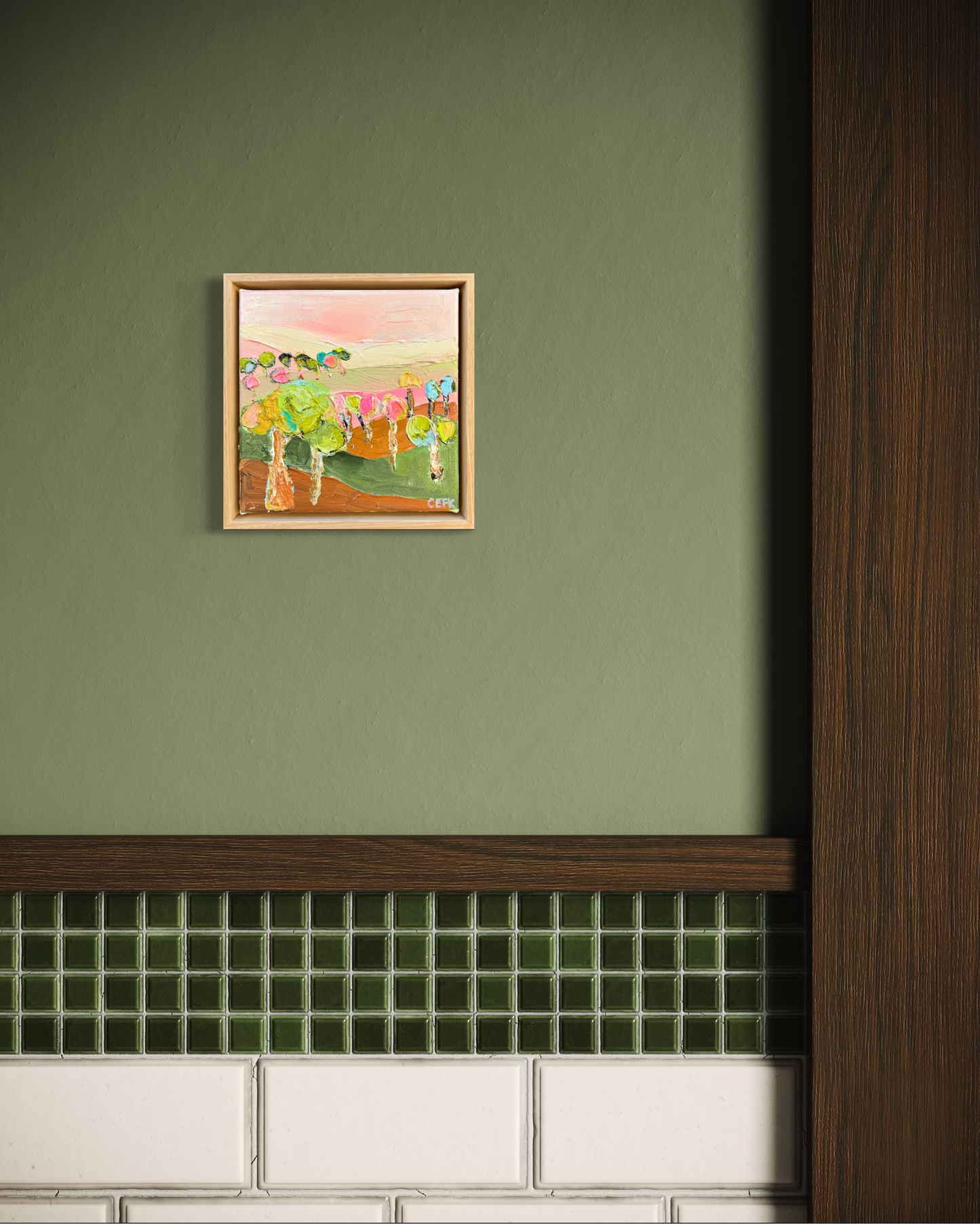 the most beautiful morning 230mm x 230mm