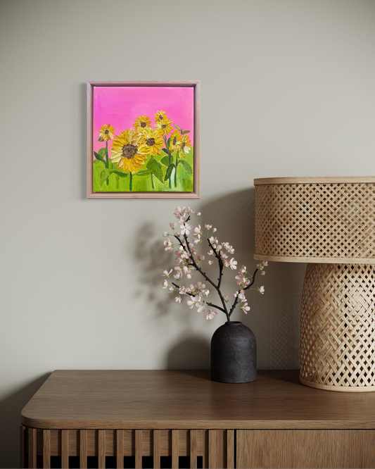 sunflowers and you 280mm x 280mm