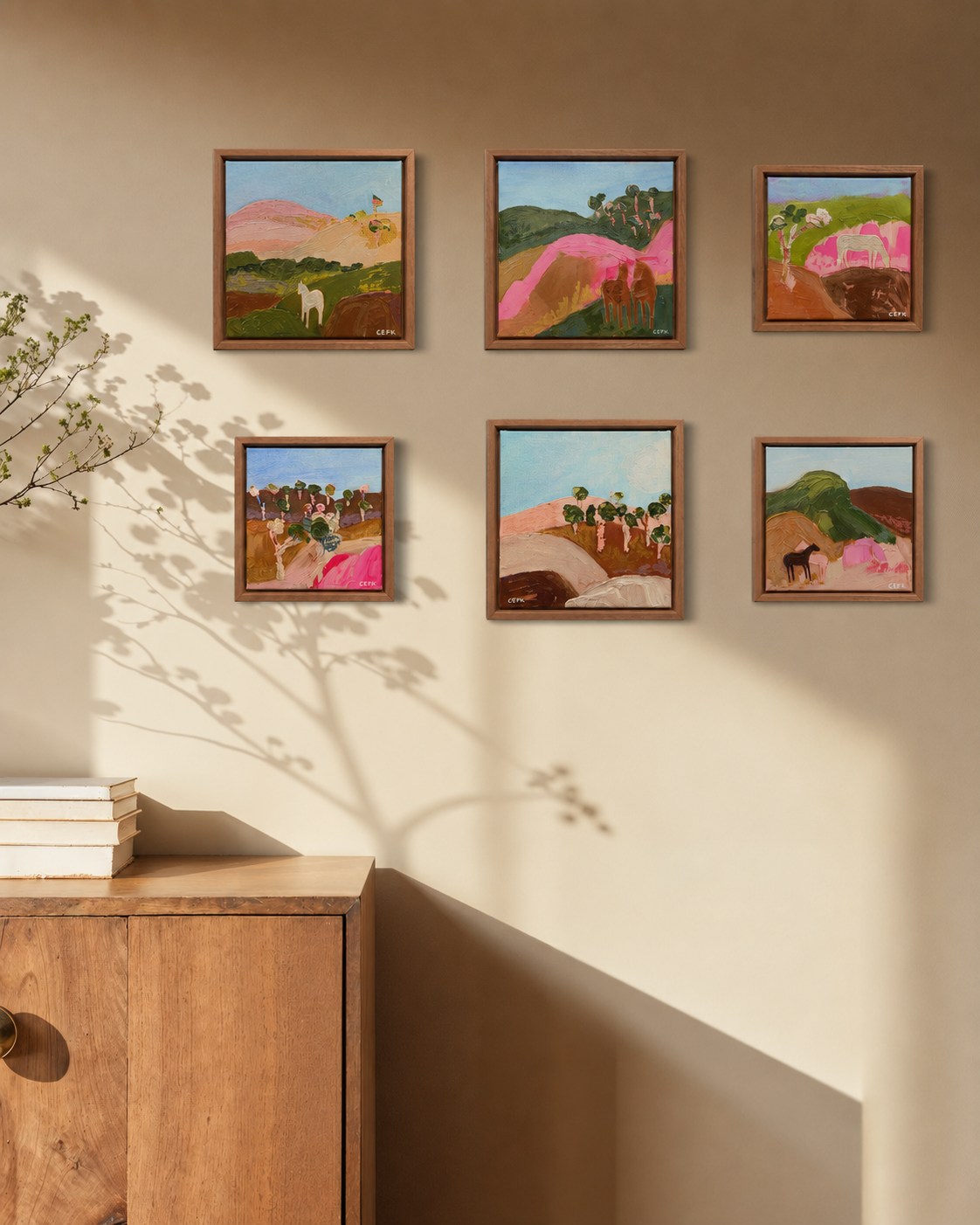 somewhere I know so well 280mm x 280mm