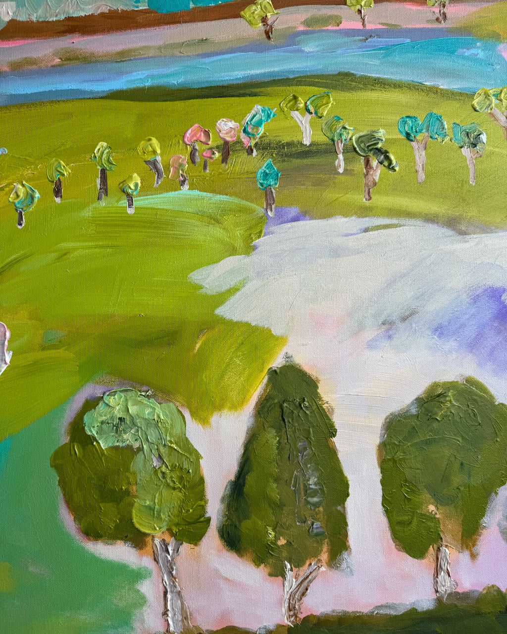 flight over opalescent landscapes 1553mm × 1048mm