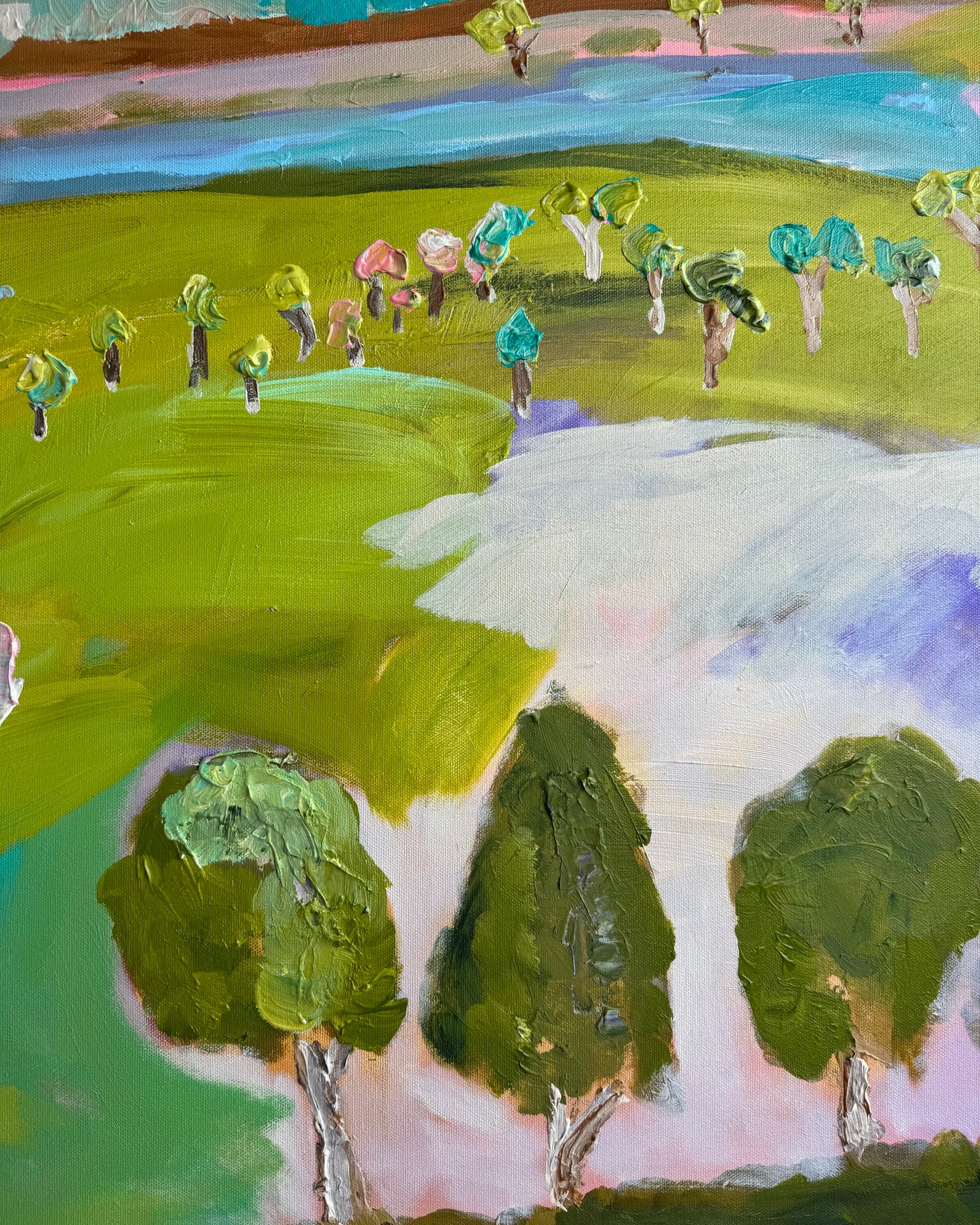 flight over opalescent landscapes 1553mm × 1048mm