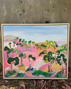 over the golden hills 637mm × 537mm