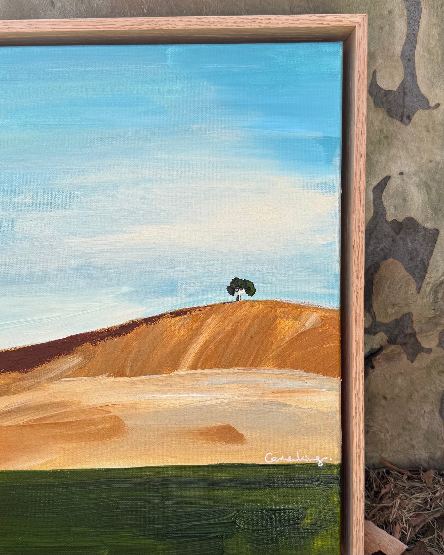 here in the distance 335mm x 440mm