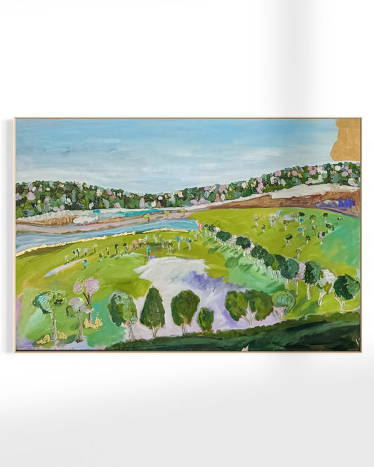flight over opalescent landscapes 1553mm × 1048mm